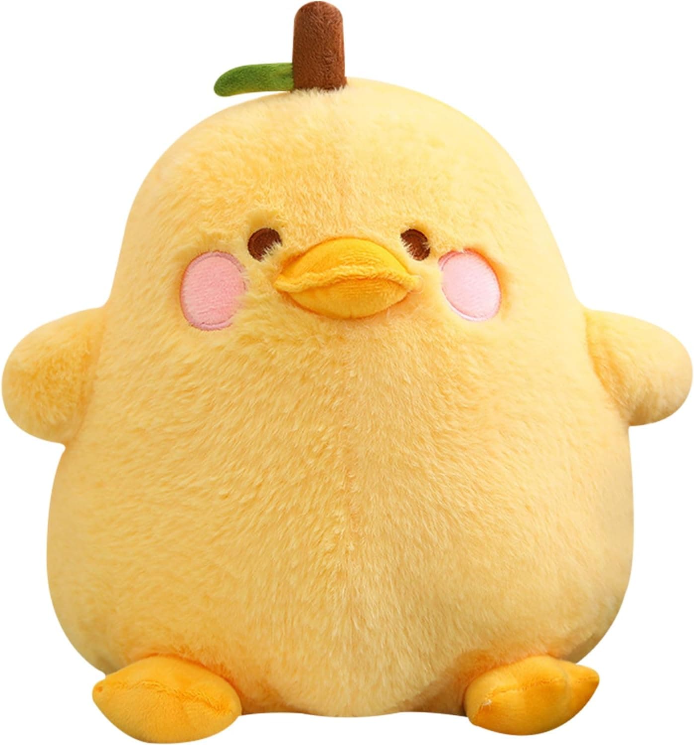 Yellow Peach Cat Plush